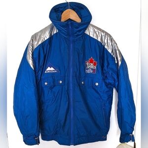 1988 Calgary Winter Olympics CBC TV SPORTS MEDIA Production Crew Jacket Size 10